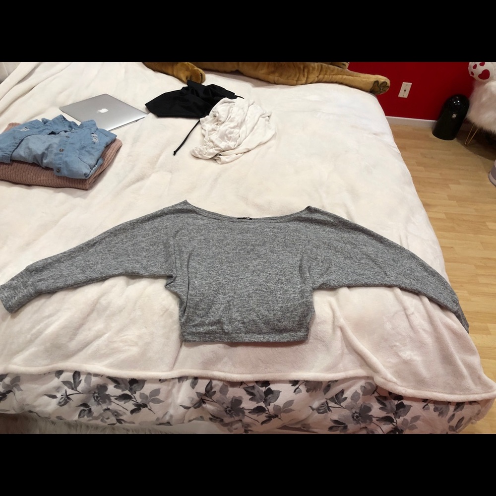 Fashion Nova grey long sleeve